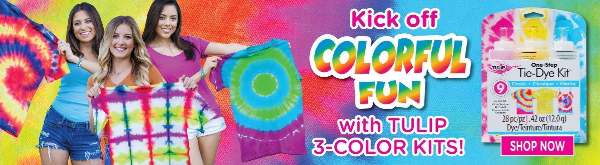 3Color TieDye Kits Tie Dye Your Summer