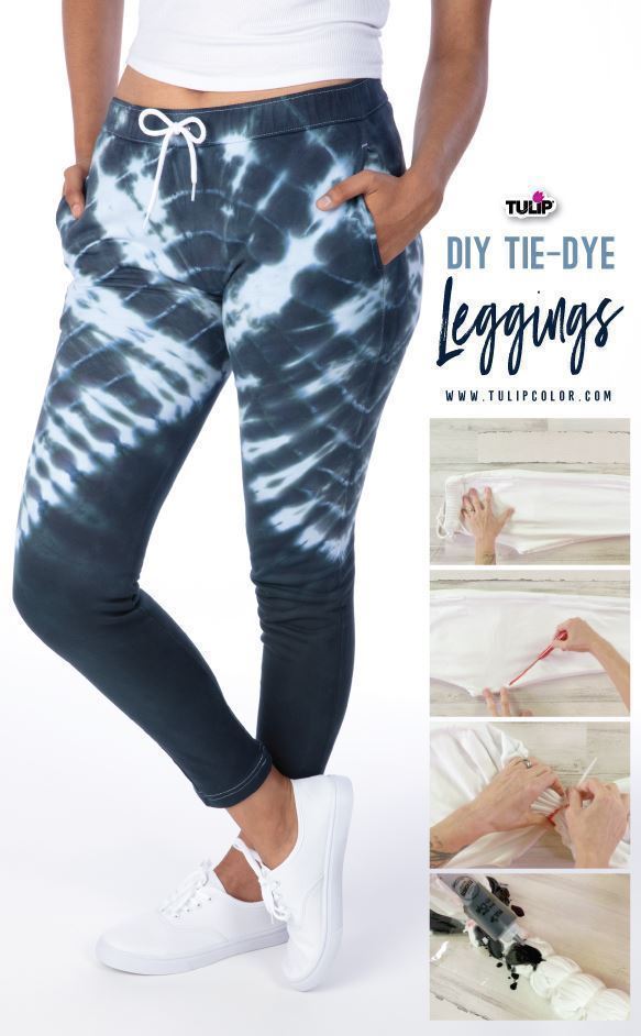 DIY Tie Dye Leggings Tie Dye Your Summer