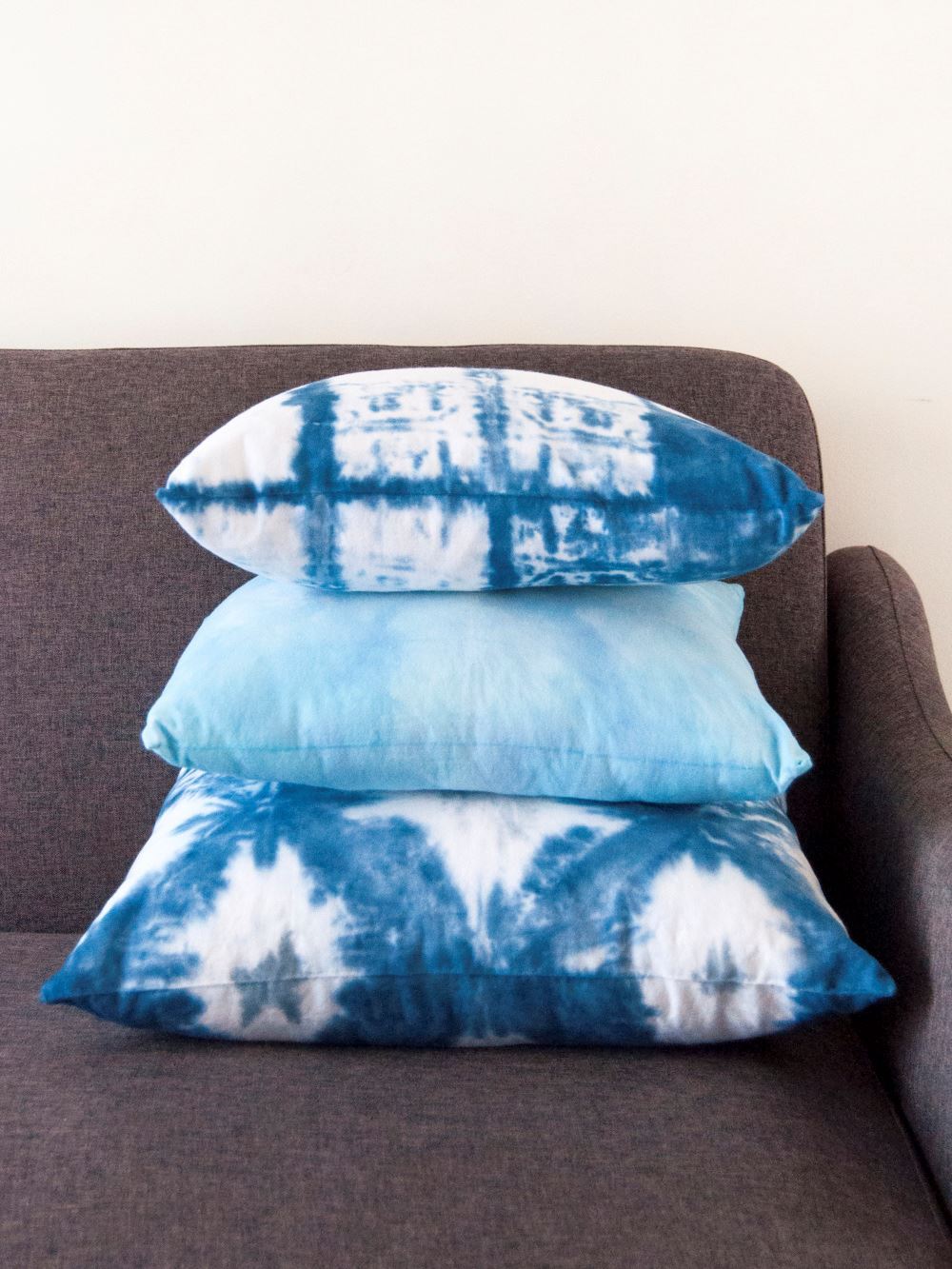 Winter Shibori Tie Dye Pillows Tie Dye Your Summer