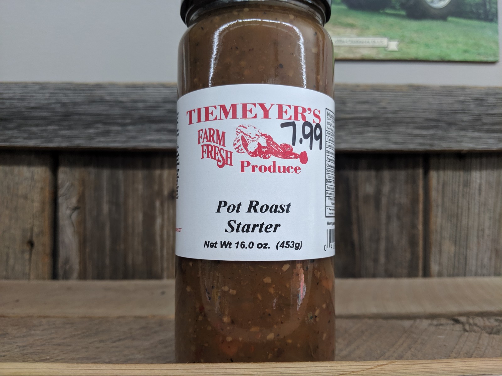 Pot Roast Starter 16oz jar Tiemeyers Market