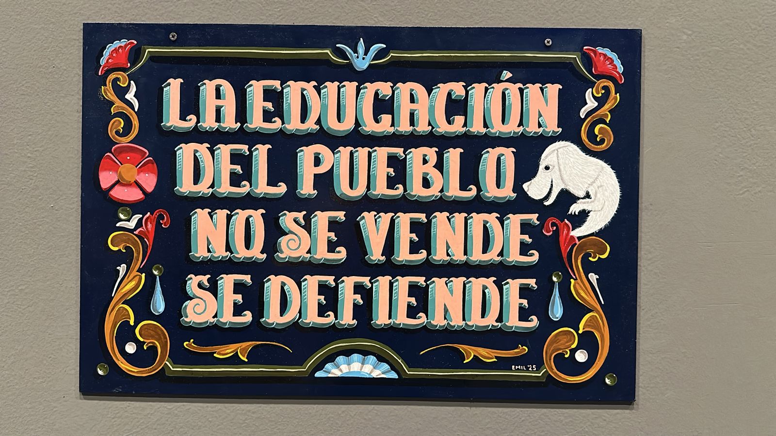 En el ex CCK bajaron obras de una Exposición de Fileteadores por “contenido político que hiere la susceptibilidad del Gobierno Nacional”