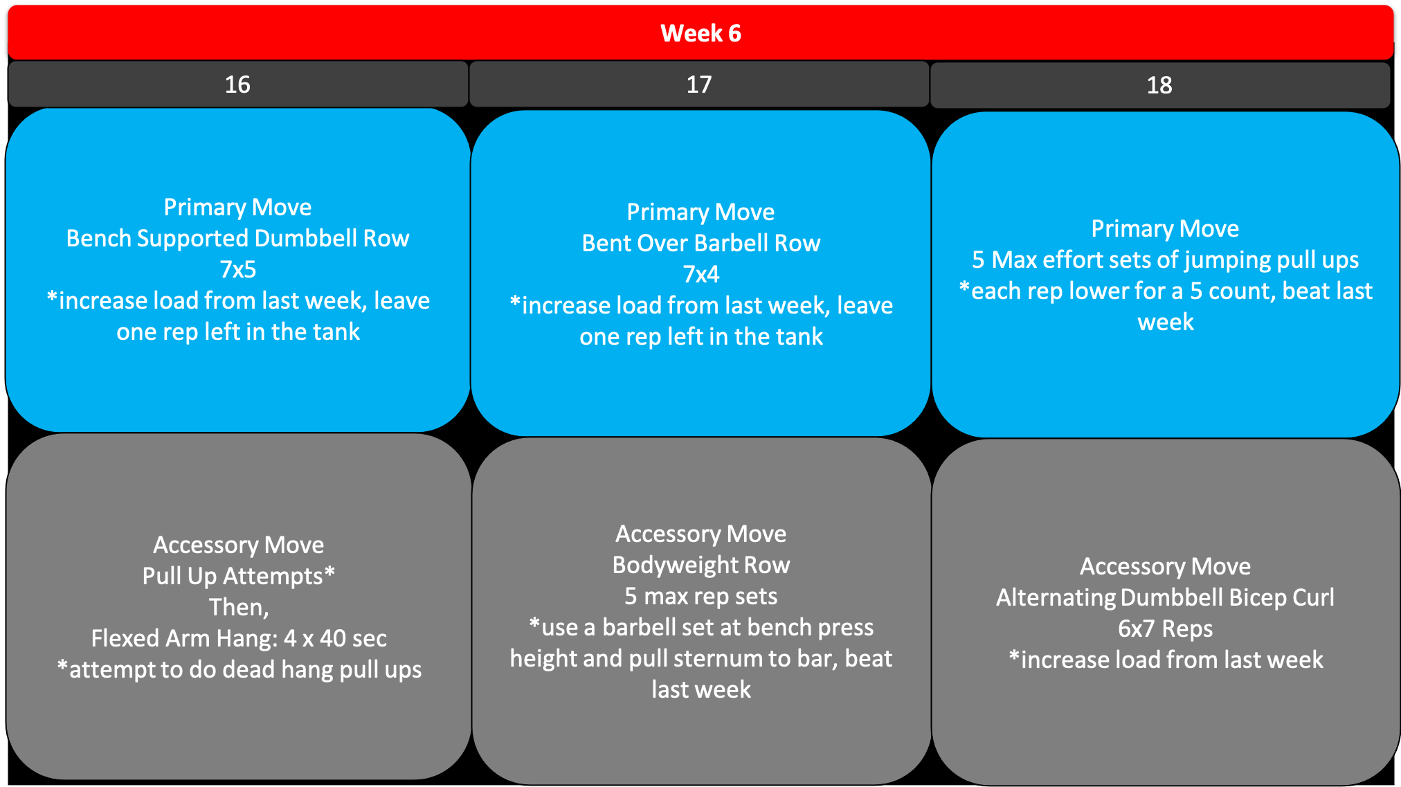 Week Pull Up Program 2025