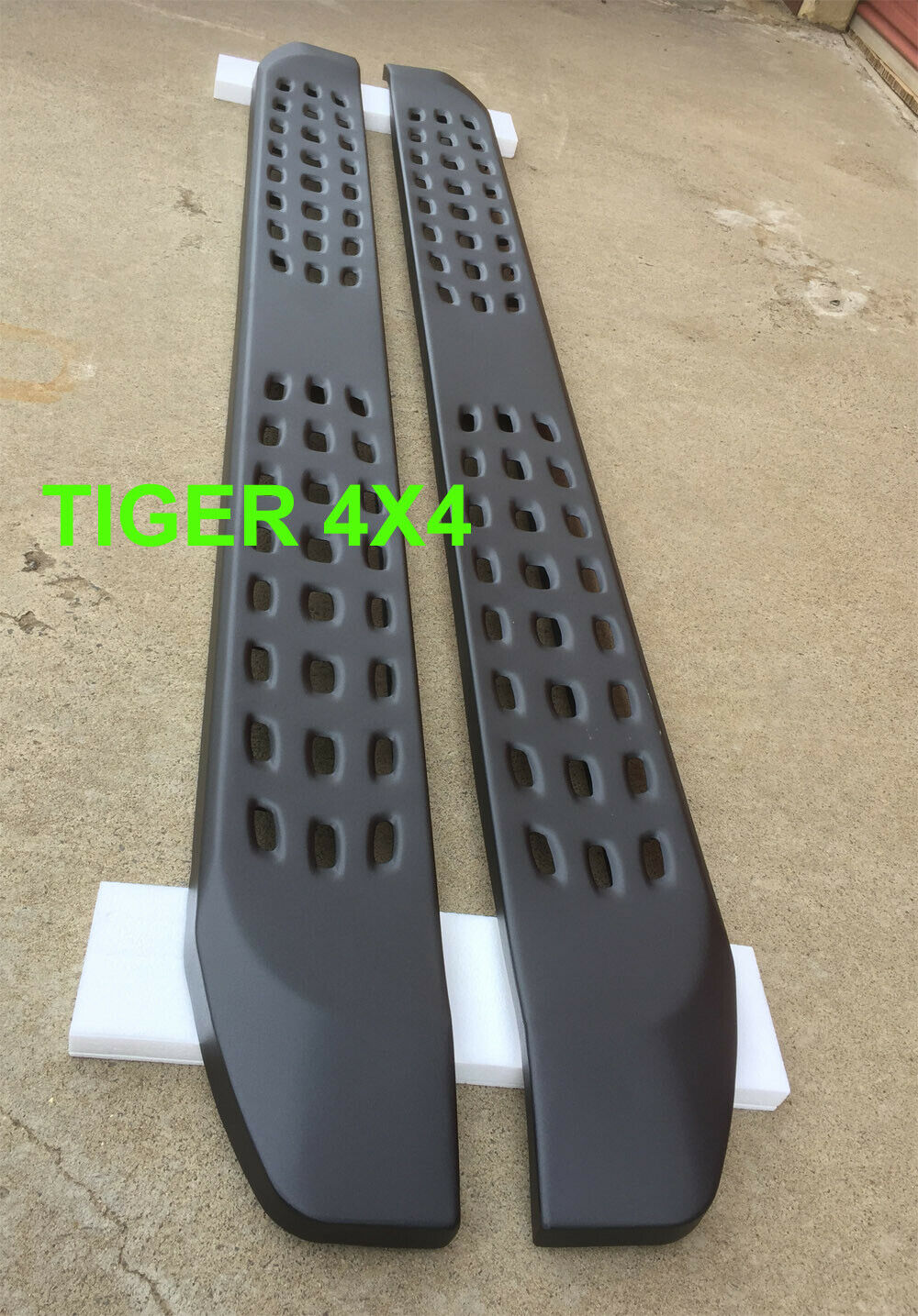 Heavy Duty Matte Black Steel Side Step Boards for Volkswagen Amarok