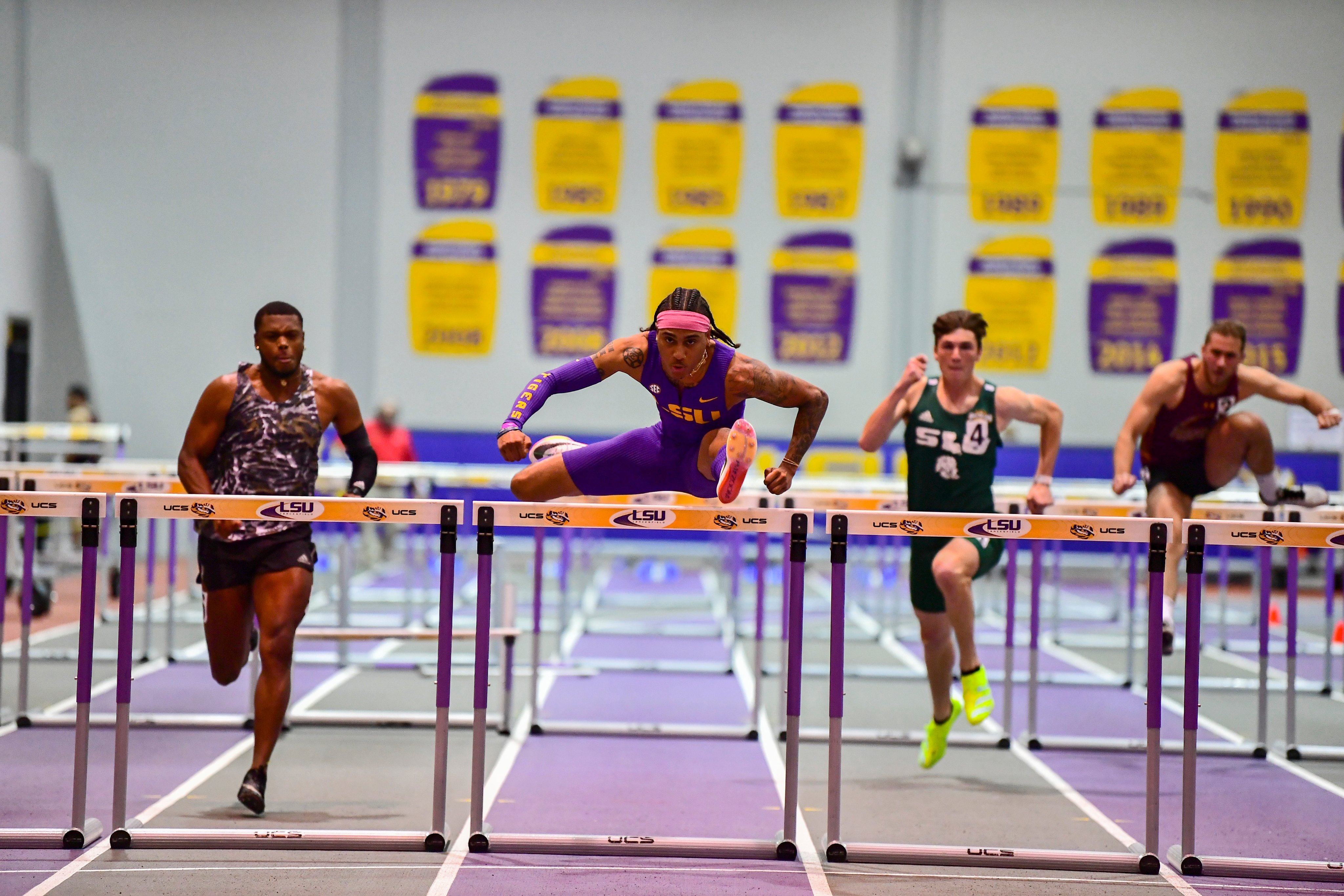 LSU’s Armstrong, Edwards break 60meter hurdles mark in Texas Tech