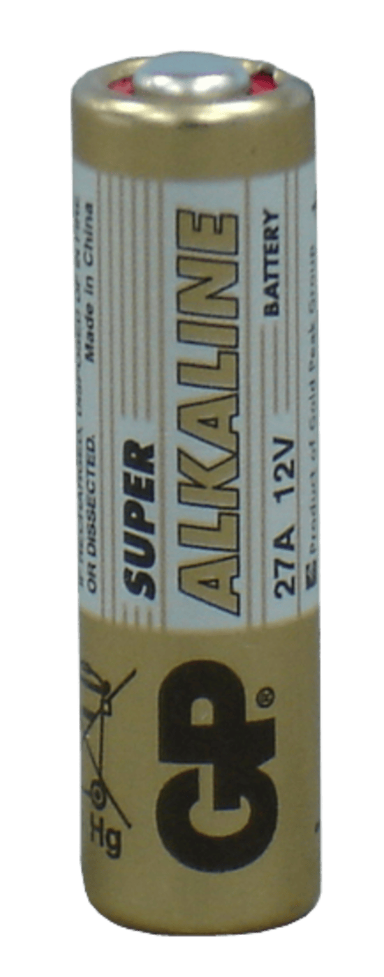 GP 12V 27A Akaline Battery, Twin Pack Tiger Security