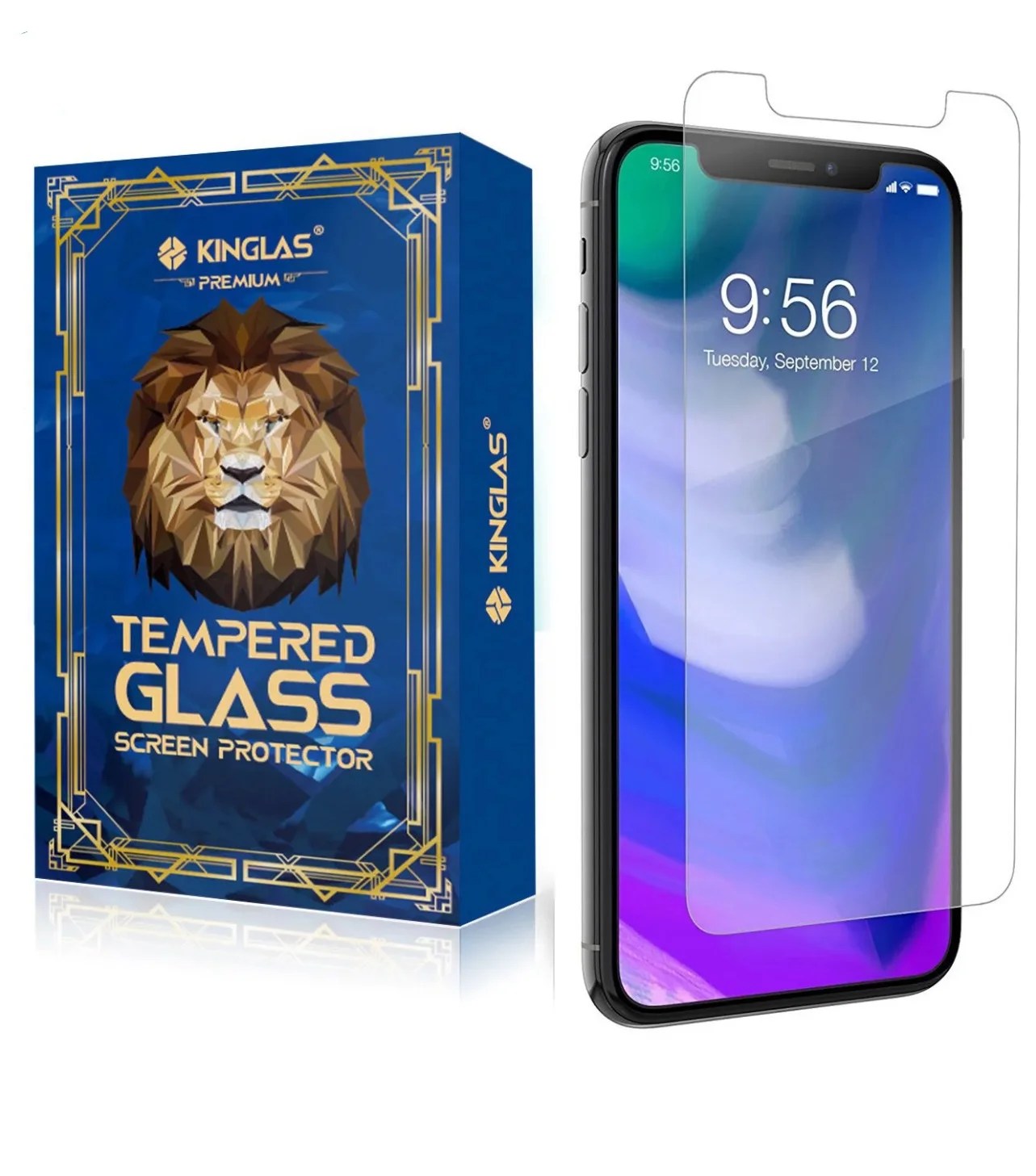 Kinglas Tempered Glass Screen Protector For iPhone 12 Mini 12 12 Pro 12