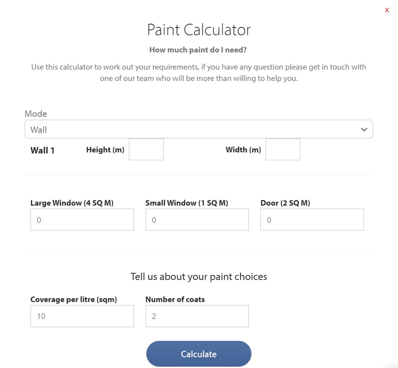 Paint Calculator How much paint do I need? Tikkurila