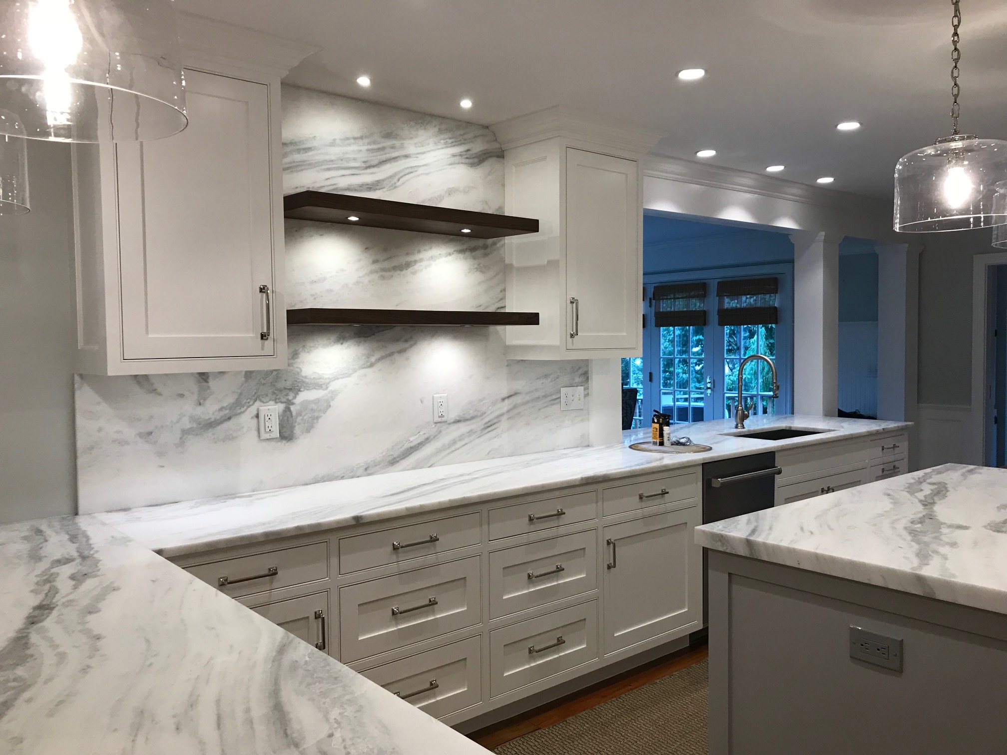 Mont Blanc Marble Kitchen And Bathroom Countertops