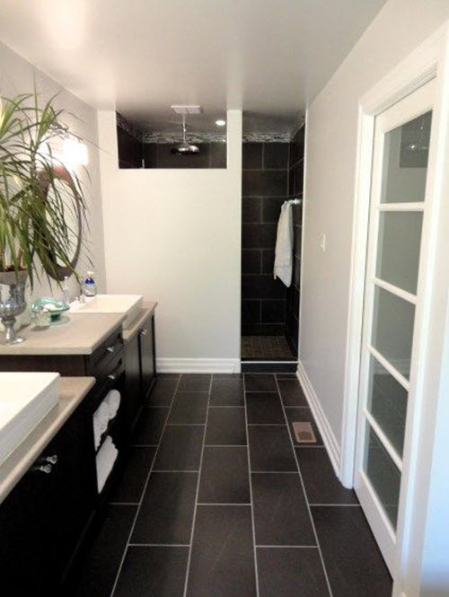 34 black bathroom tile ideas and pictures