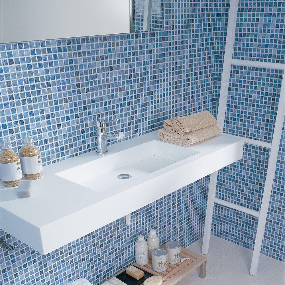 30 stunning pictures of glass mosaic tile for bathroom walls
