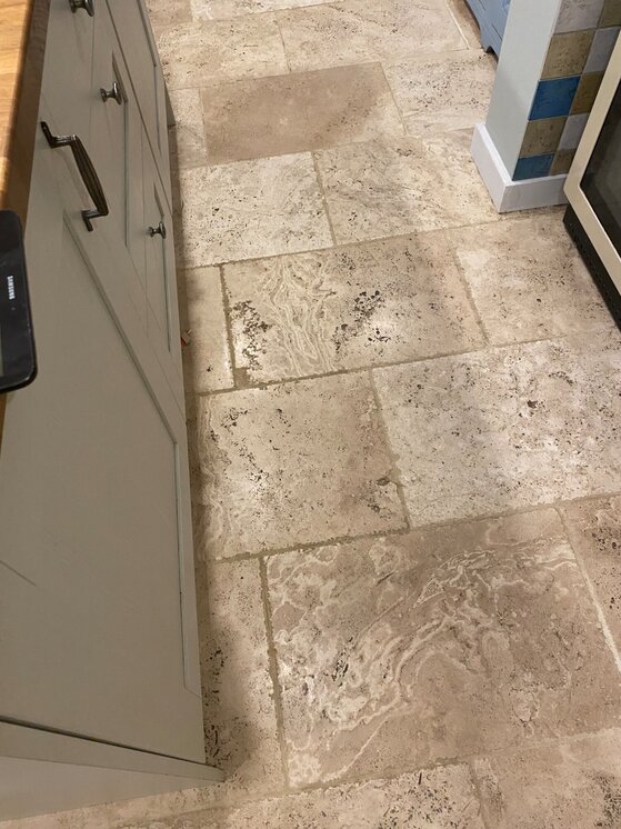 Travertine tile grouting advice. Tilers Forums