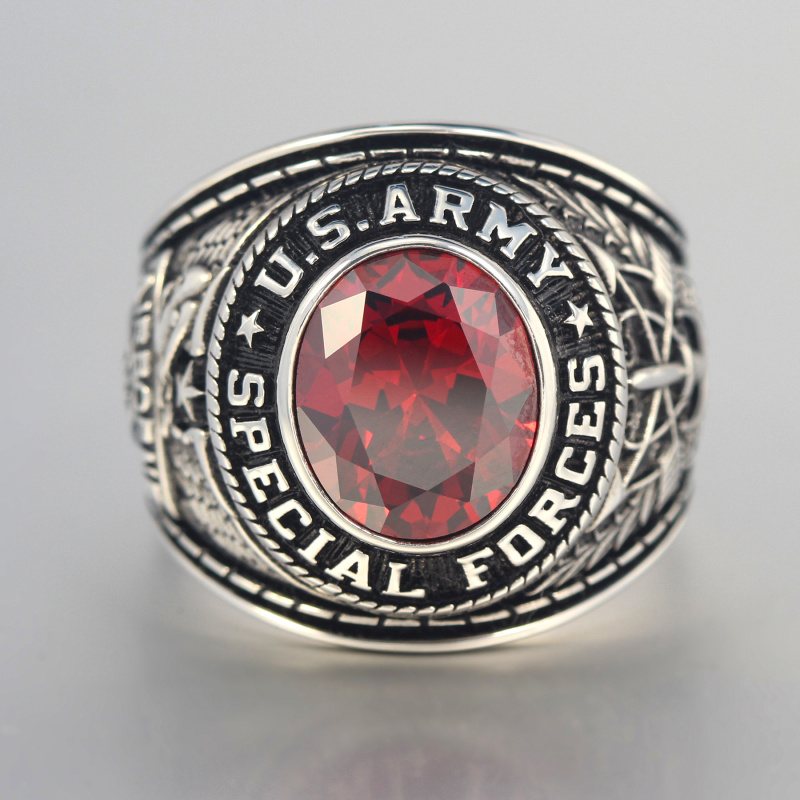 Custom militar ring, navy & army ring, marine corps ring