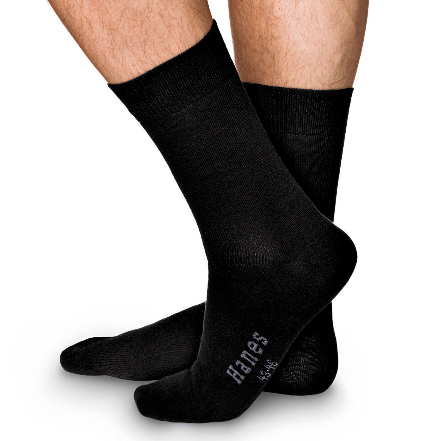 2Pack Hanes Mens Socks Vardagsstrumpor Strumpor Strumpor