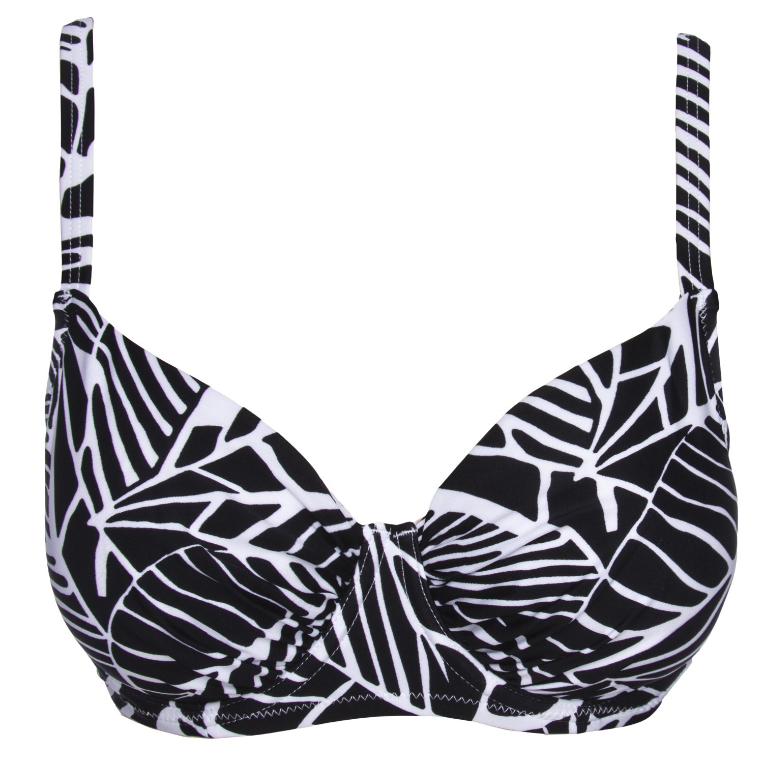 Damella Black and White Bikini Underwire Bra Wired bra Bikinis