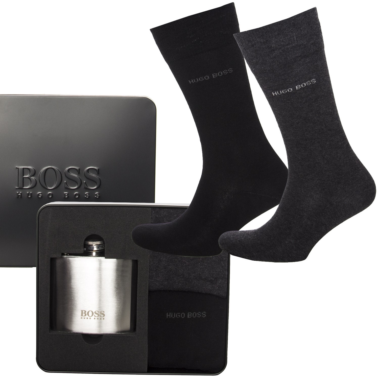 2erPack Hugo Boss RS Sock and Bottle Gift Set Geschenkpackungen