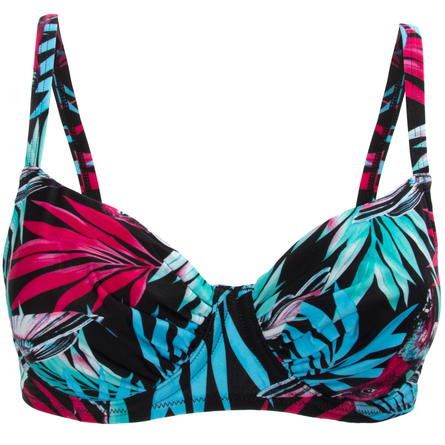 Damella Tropical Bikini Underwire Bra Wired bra Bikinis Swim