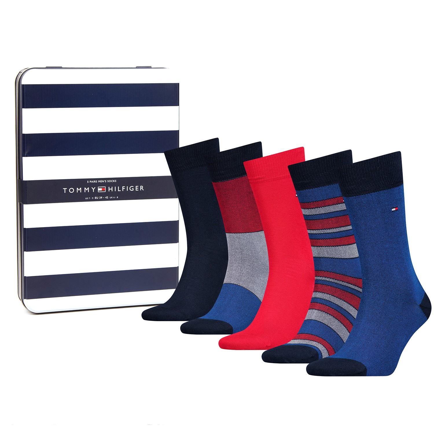 5Pack Tommy Hilfiger Men Sock Birdeye Giftbox Presentboxar Övrigt