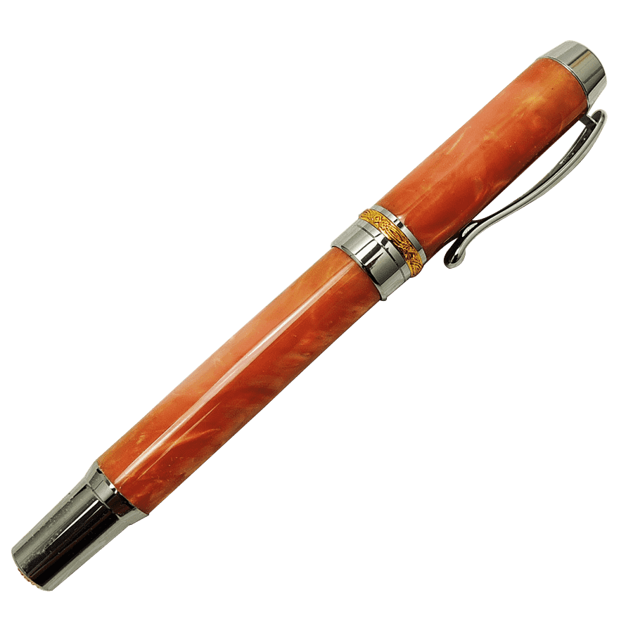 Pinky's Gold Poly Resin Pen Blank