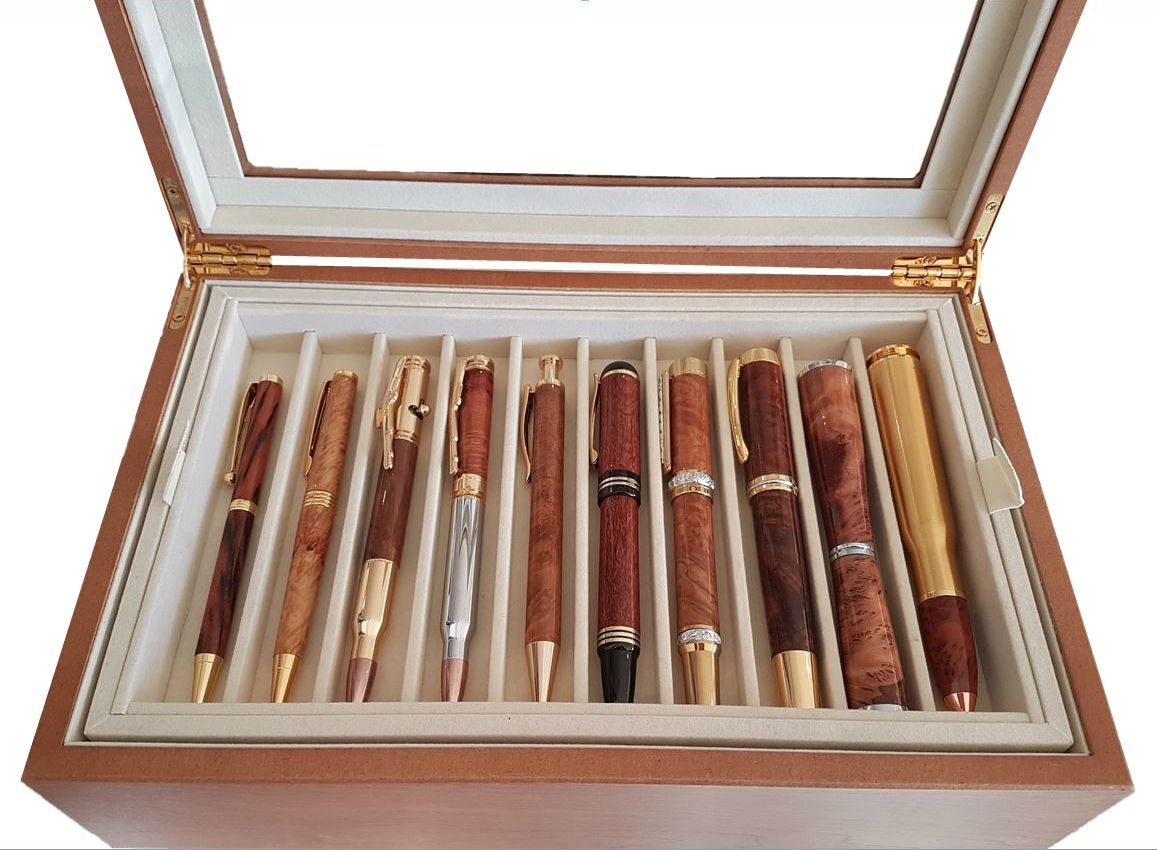 20 Piece Pen Box Timberbits Made in Taiwan