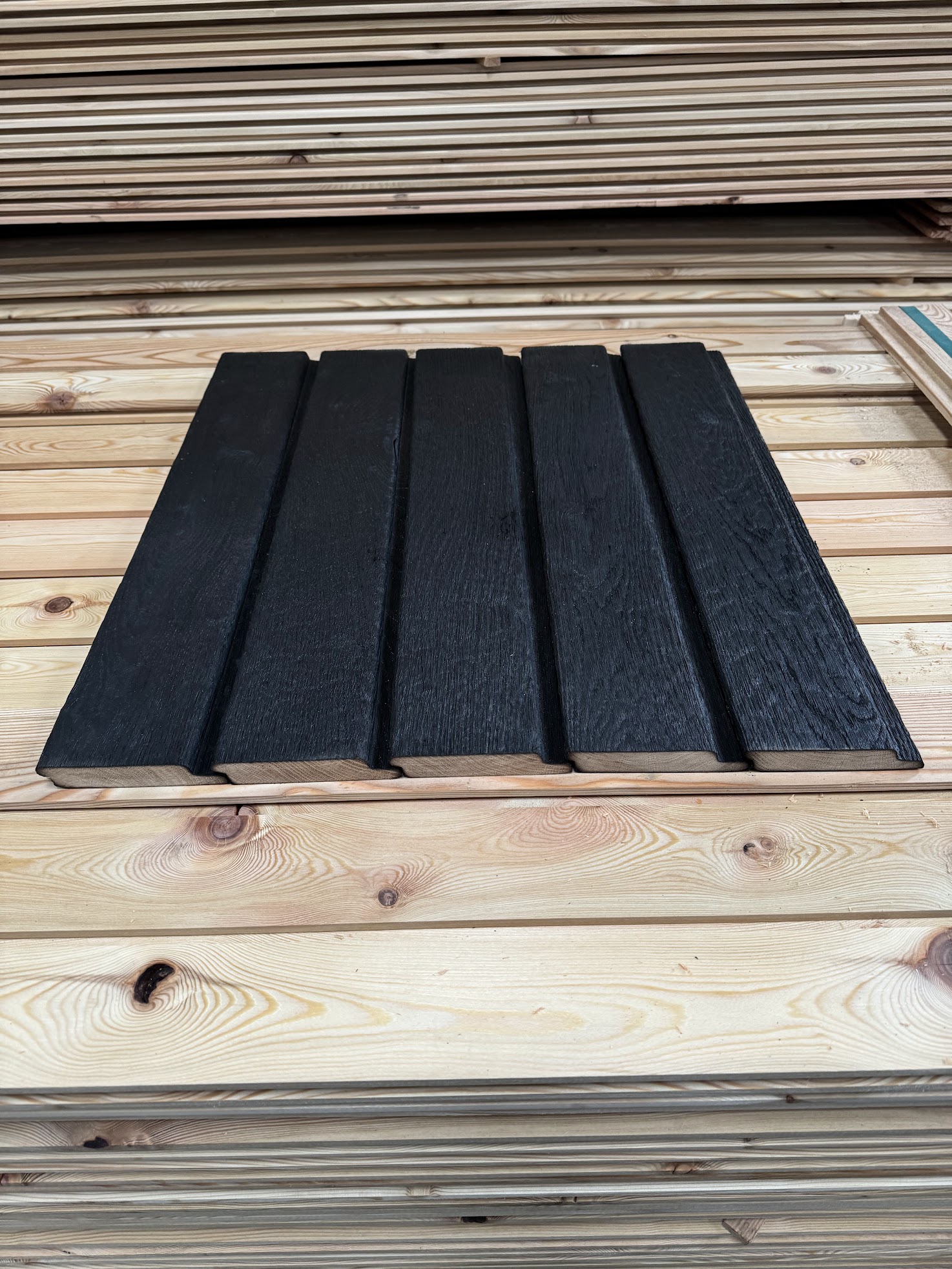 Charred Oak Timber Cladding Boards Shadow Gap Timberulove