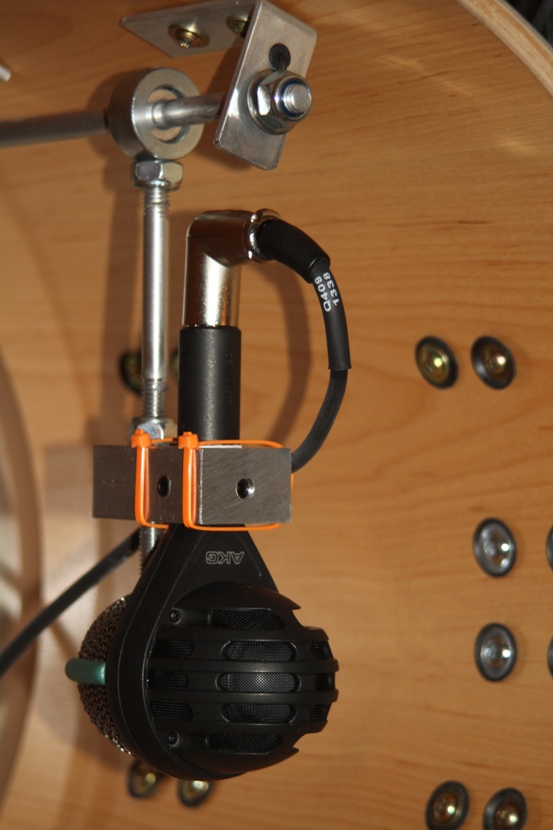 On drums... • View topic Internal kick drum mic mount...