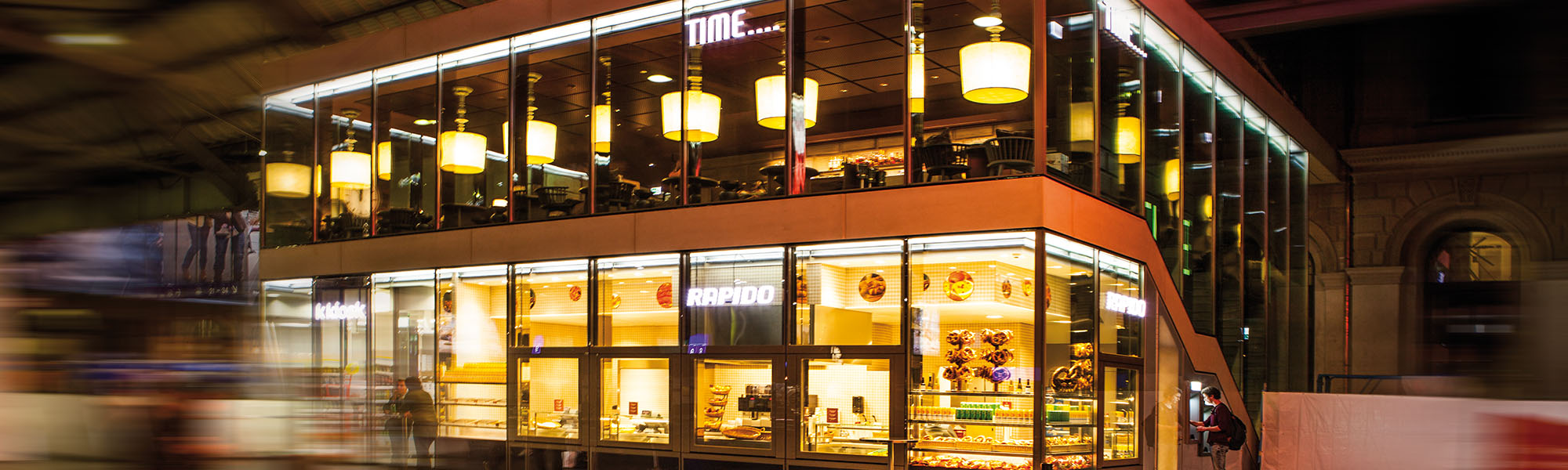 Die TIME Lounge & Bar am Zürcher Hauptbahnhof