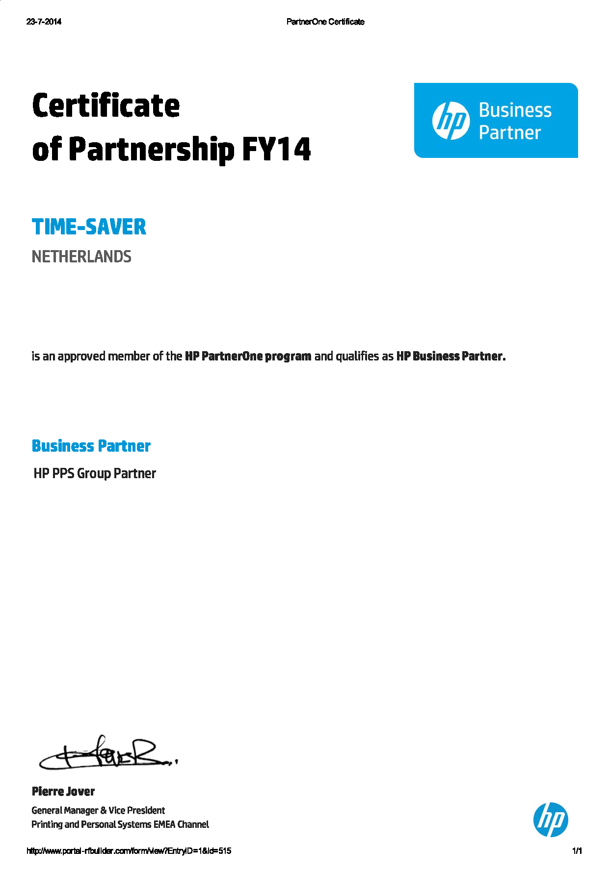 HARDWARE VERKOOP TimeSaver Solutions