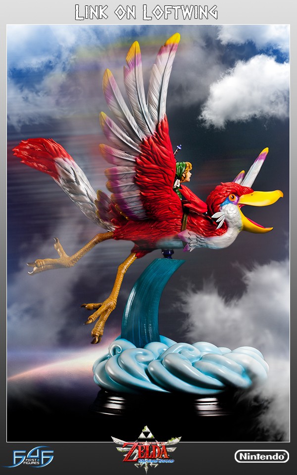 Link on Loftwing (The Legend of Zelda Skyward Sword) Time to collect