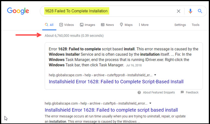 Find Windows Error Messages &amp; More