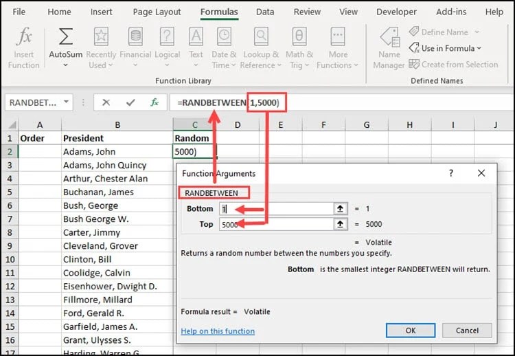 How to Generate Random Numbers in Excel (2 Methods)