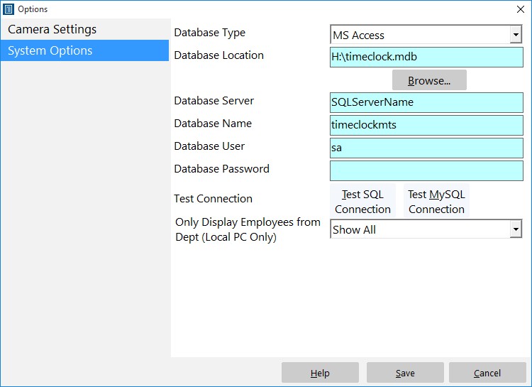 Move the Time Clock Data File to a New Server