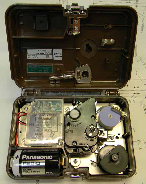 Time Clock Outlet Amano PR600 Watchman clock system, complete Amano