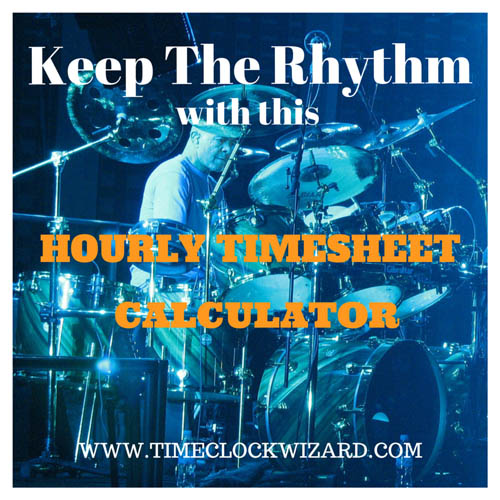 This Hourly Timesheet Calculator Program Helps!