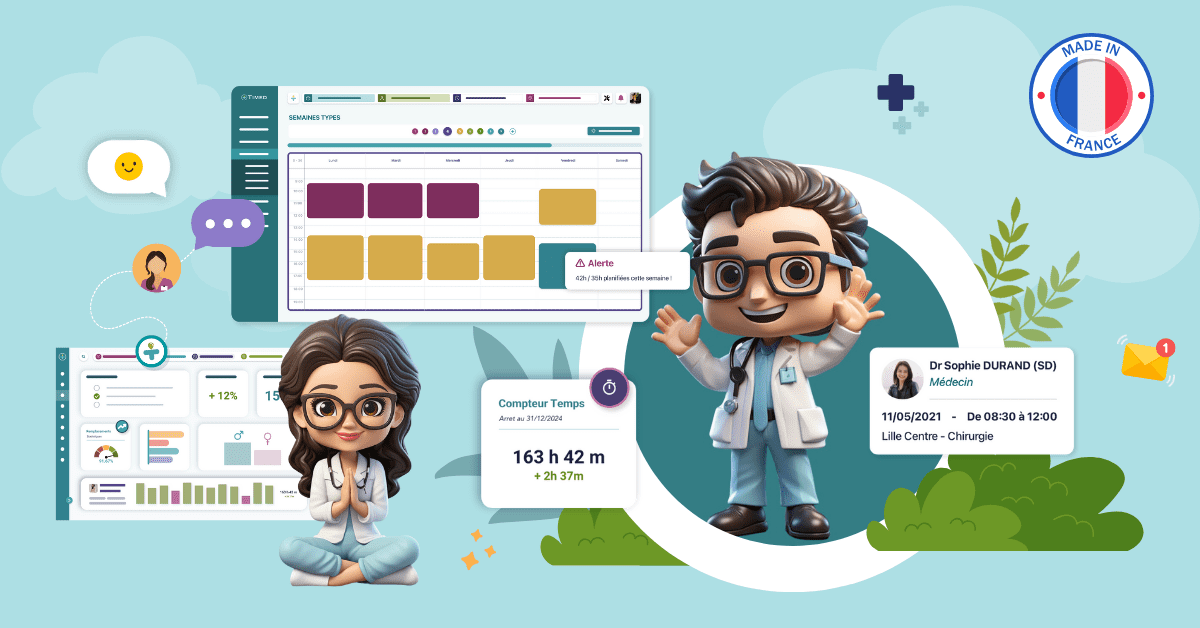 Logiciel Gestion du personnel des médicaux Timed RH