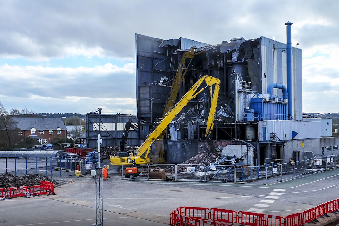 Advanced Materials Demolition Timelapse UK