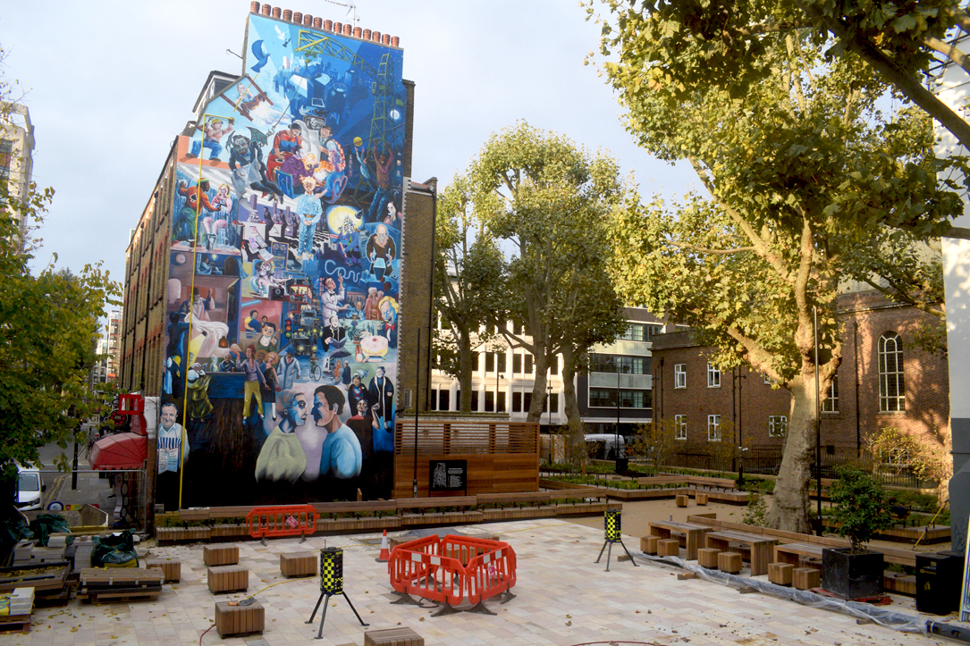 Transformation of Whitfield Gardens Timelapse UK