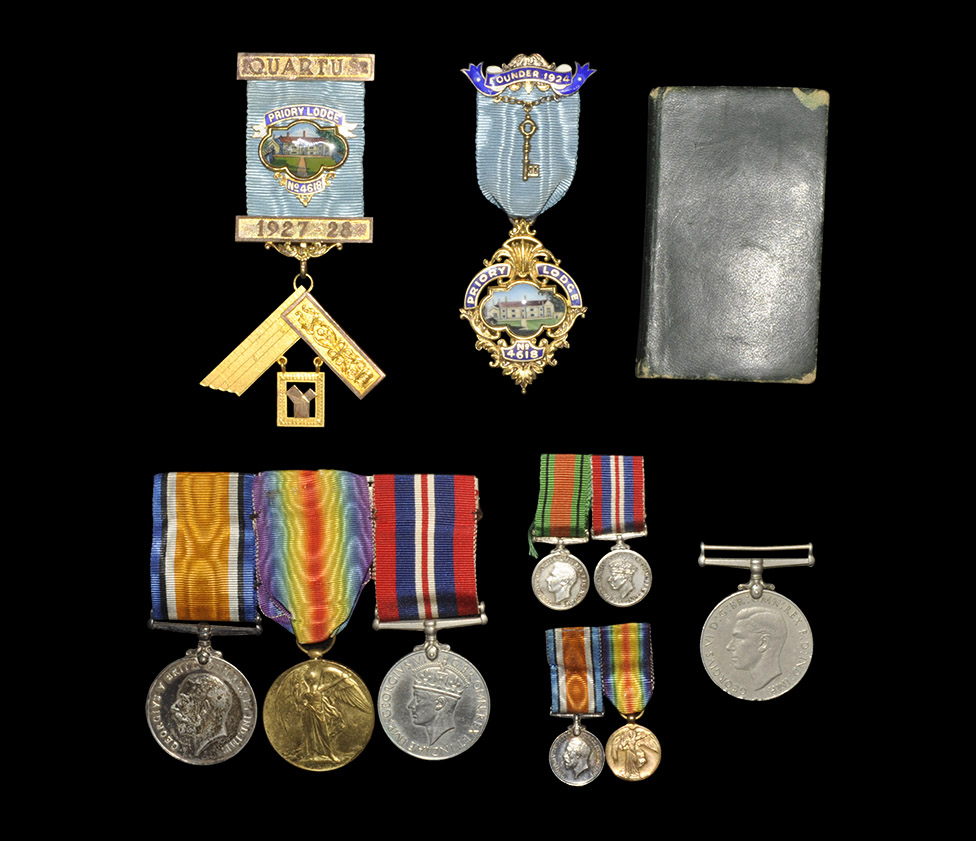 British Military Medals World Wars I and II Medal Group, with