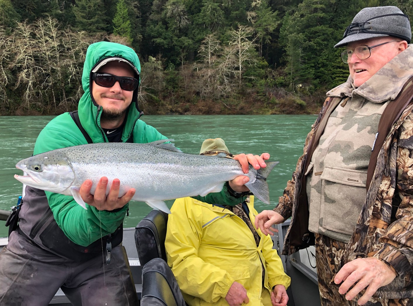 Fishing the North Coast Rivers on the drop, green water on the way