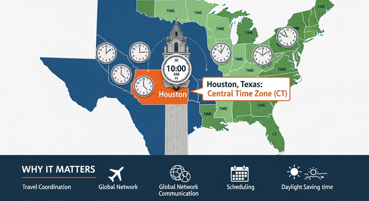 Understanding the Time Zone at Houston Texas and Why It Matters - Times