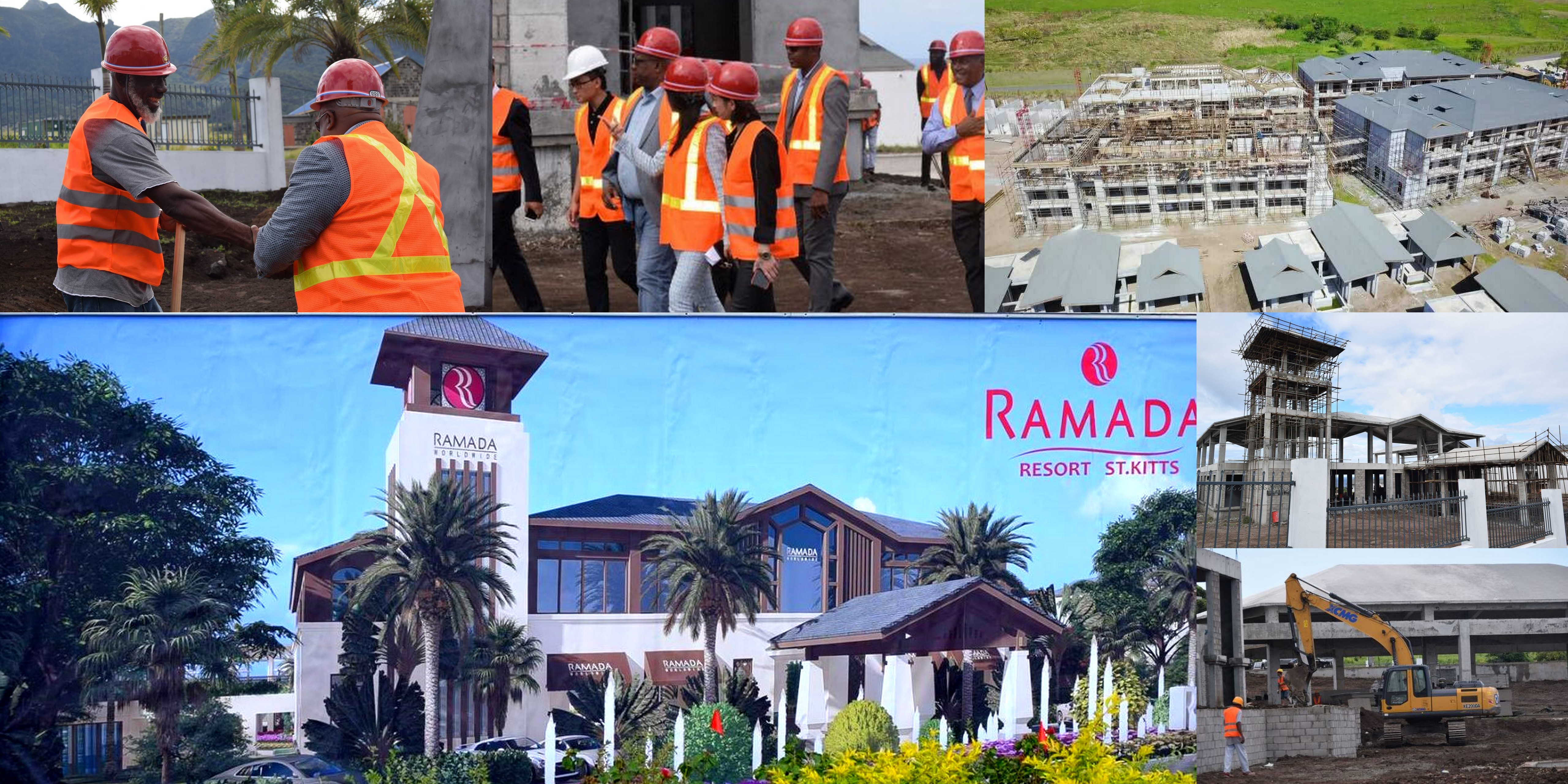 CONSTRUCTION ON THE ST. KITTS RAMADA RESORT CONTINUES