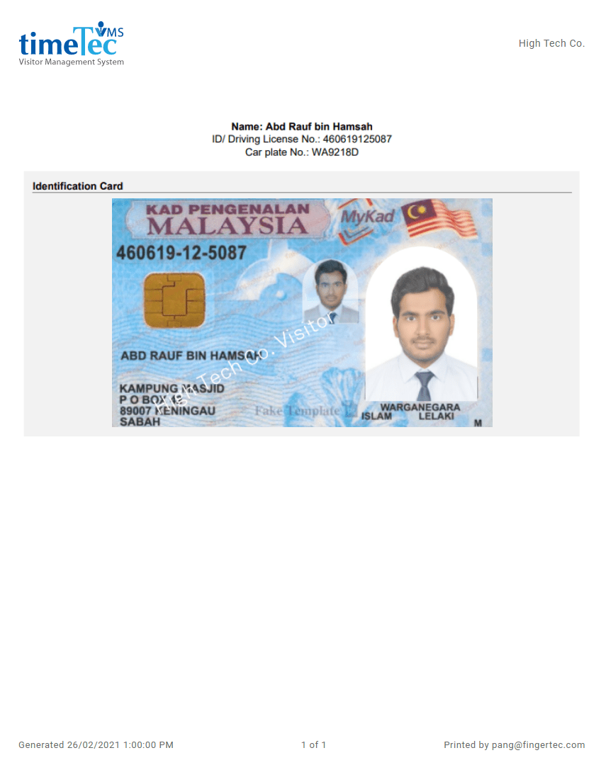 size kad pengenalan malaysia Nathan Roberts