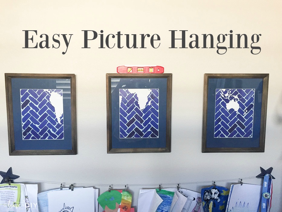 Easy Picture Hanging Method Time to DIY