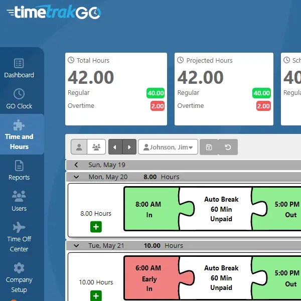 Time Clocks Compatible with Paylocity TimeTrakGO
