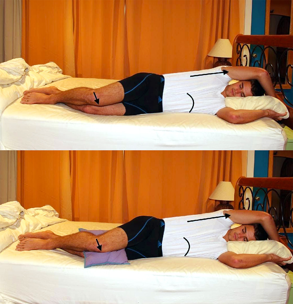 Lying on Left Side Tim Manahan’s Osteopathic Services