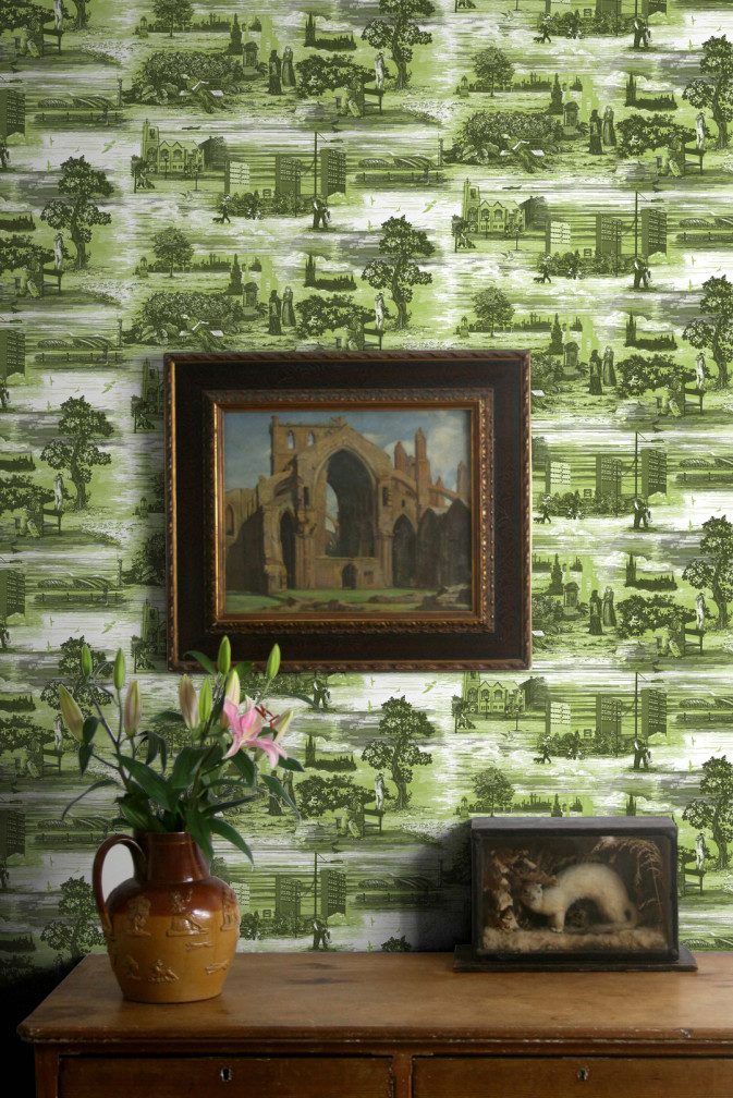 Glasgow Toile Wallpaper Timorous Beasties