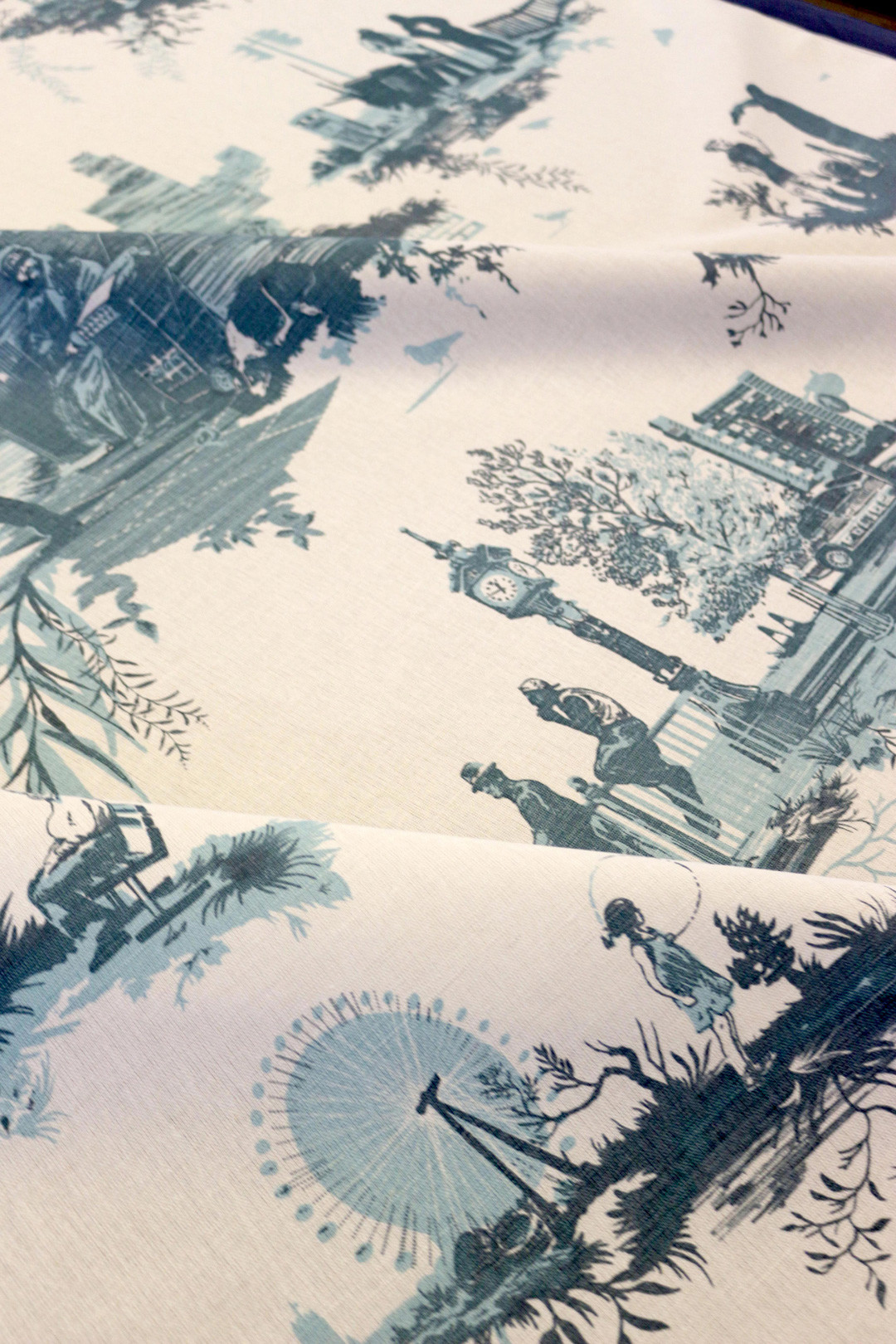 London Toile fabric Timorous Beasties