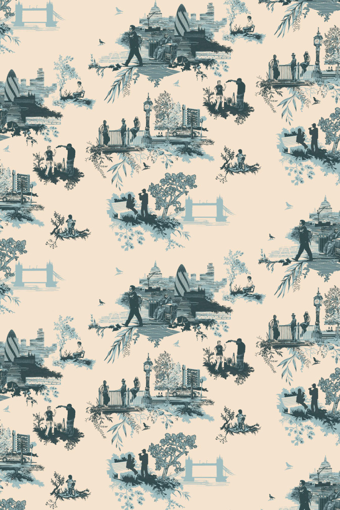 Glasgow Toile fabric Timorous Beasties