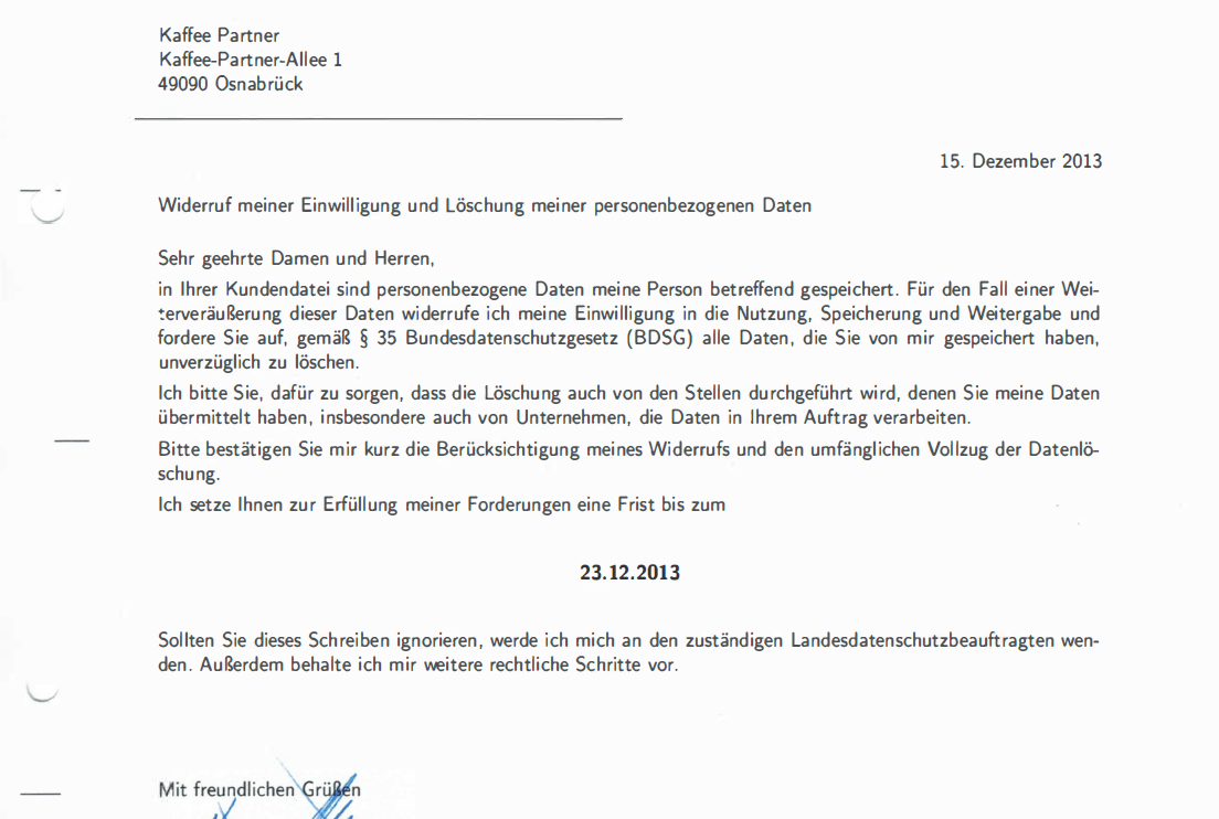 Schlüssel Empfangsbestätigung Vorlage