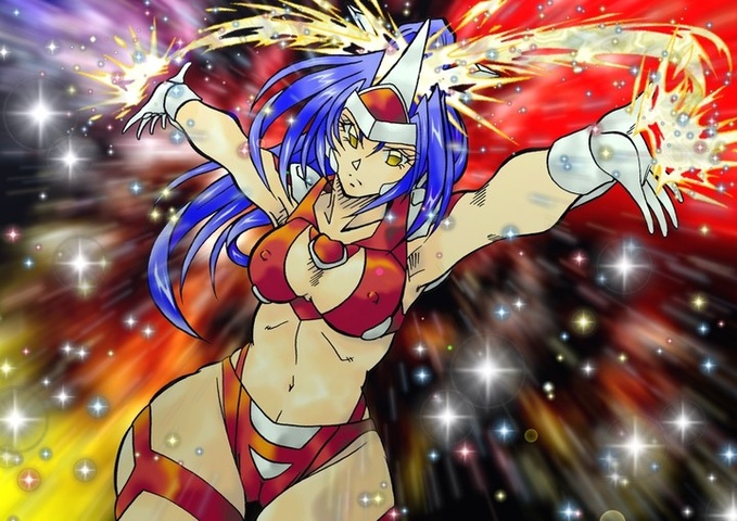 Ξガンダム|らすP的高达插画图片| Bobopic Tinami - ［マンガ］ウルトラガール・アルファ！