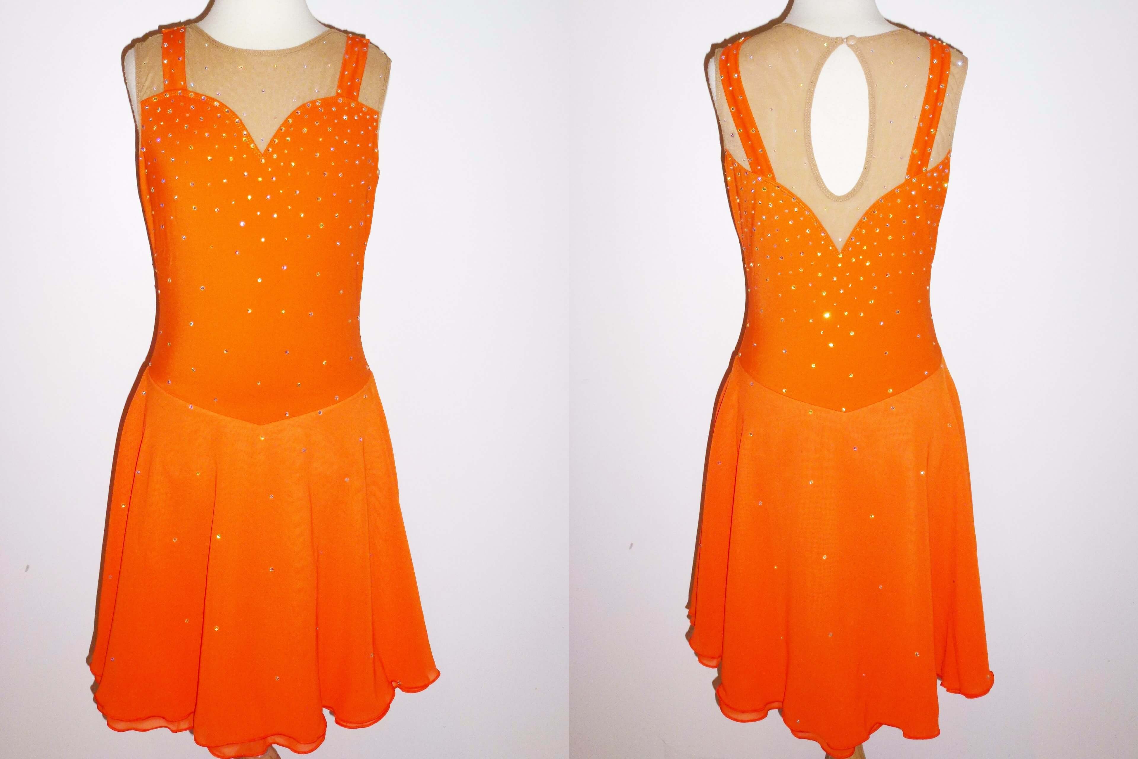 ReadyToWear Skating Dress D113 GIRLS LARGE/XLARGE Tina's Skate Wear